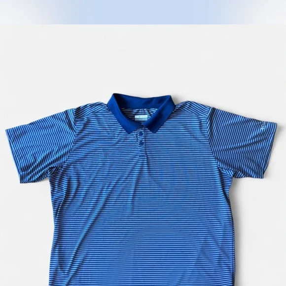 Blue Striped Polo Shirt - Picture 1 of 4